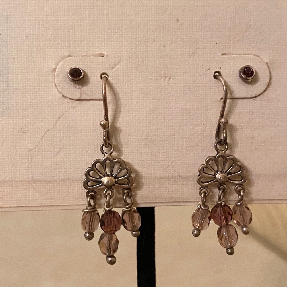 2 PAIRS of Sterling Silver Earrings